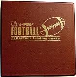 Pebbled Football Trading Card Collectors Album (3" D-Ring Binder)