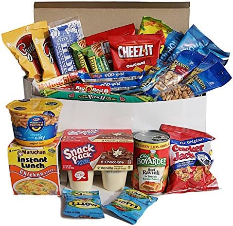 Munchy Junkie Care Package Back To School Gift (30 Count) For College Students Or Any Loved One!