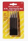 Awls & Nail Sets: D I B Tool Imports 353299 4-Piece Nail Set