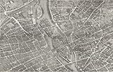 Historical Turgot Map of Paris, 1739, Antique Map Wall Art