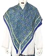 Scarf for Women Hand Painted Print Silk Square 44 x 44 inches (sqsrf052)