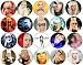 Set of 20 LADY GAGA Pinback Buttons 1.25" Pins / Badges