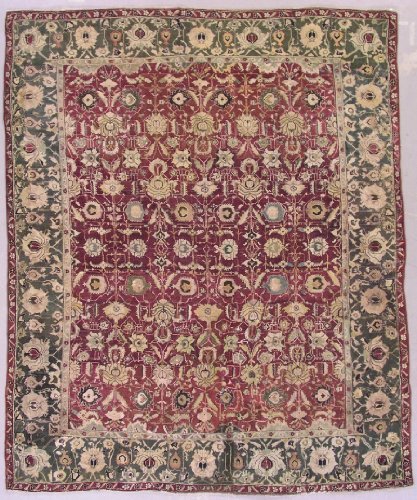 8x10 ANTIQUE 1890 AGRA ORIENTAL WOOL AREA RUG 