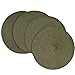 Benson Mills Victorian 15-Inch Round Placemats, Sage, Set of 4