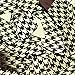 Sequin Black Gold Houndstooth Pattern Long Diamond 1.75 inches Couture Loose Paillette Sequins