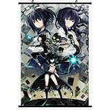 Home Decor Japanese Anime Black Rock Shooter Fiber Fabyic Wall Scroll Painting 004 (DIY Supported)