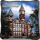 Auburn Univ Samford Hall Pillow - 17 x 17 Pillow - Auburn Tigers