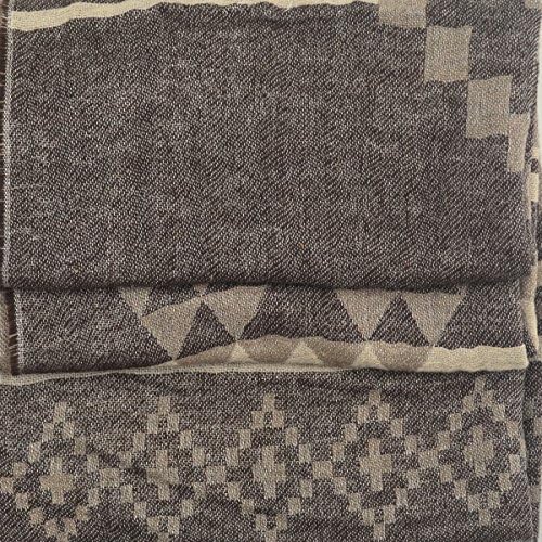 Exclusive Exotic Aztec Mayan Navajo Tribal Print Blanket Wrap Scarf Stole Brown