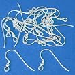 20 French Fish Hook Ear Wires Sterling Silver Earrings