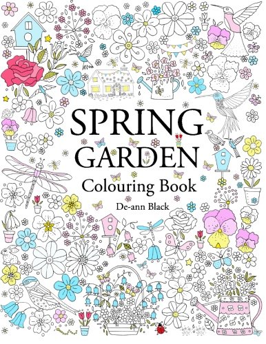 Spring Garden: Colouring Book