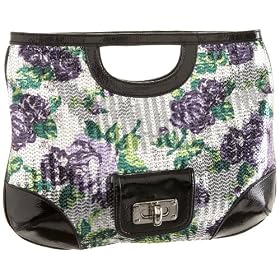 Buy Betsey Johnson Glitzy Floral Clutch by Betsey Johnson