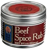 Red Bone Alley Beef Spice Rub, 3.2-Ounce Tins (Pack of 6)