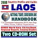 2008 Country Profile and Guide to Laos- National Travel Guidebook and Handbook - Trade, Vietnam War, CIA Operations, Drug Control, Agriculture (Two CD-ROM Set)