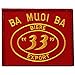Vietnam Ba Muoi Ba Beer Patch Red & Yellow 3