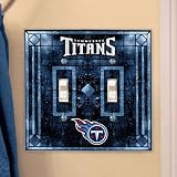Tennessee Titans - NFL Art Glass Double Switch Plate Cover