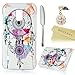 (Not for S5)S5 Active Case,Galaxy S5 Active Case - Mavis's Diary Special Painted Series Colorful Tribal Campanula Pattern Clear Cover Hard PC Case for Samsung Galaxy S5 Active SM-G870A