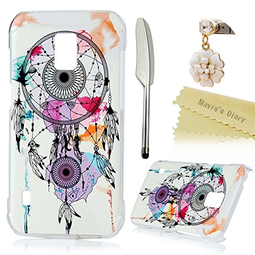 (Not for S5)S5 Active Case,Galaxy S5 Active Case - Mavis's Diary Special Painted Series Colorful Tribal Campanula Pattern Clear Cover Hard PC Case for Samsung Galaxy S5 Active SM-G870A