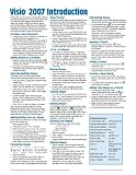 Microsoft Visio 2007 Introduction Quick Reference Guide (Cheat Sheet of Instructions, Tips and Shortcuts - Laminated)