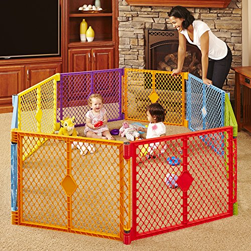 Superyard Baby Fence 8 Panel Playard Portable Weather Proof Safe Indoor
