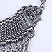 CHILDCITY Tibet Silver Dangle Round Coin Charm Bib Choker Collar Necklace