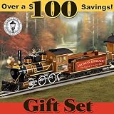 End Of A Perfect Day Express: Collectible Thomas Kinkade Train Set by Hawthorne Village