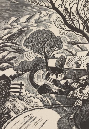 Snow on the Radnor Hills - Iain Macnab