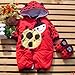 Baby Ladybug and Cows Warm Body Suit Autumn and Winter Clothing Baby Romper