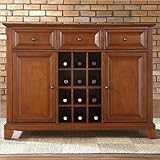 Crosley Furniture Newport Buffet Server , Sideboard Cabinet in Classic Cher ....