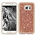 Galaxy S6 Edge Plus case, Cellularvilla Luxury Bling Jewel Rock Crystal Rhinestone Diamond Case [Shockproof] Dual Layer Protective Cover for Samsung Galaxy S6 Edge Plus / S6 Edge+ (Rose Gold)