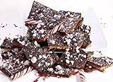 Gourmet Colorado Handmade Almond English Toffee - Peppermint Dark Chocolate (8 Ounce Box)