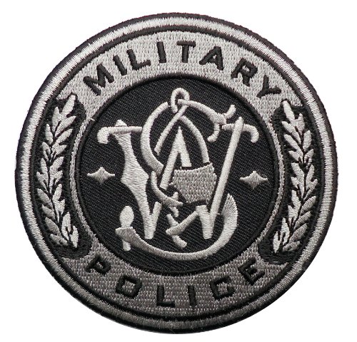 Smith Wesson Logo Script Guns Military Police [3.5 Inches] Patch