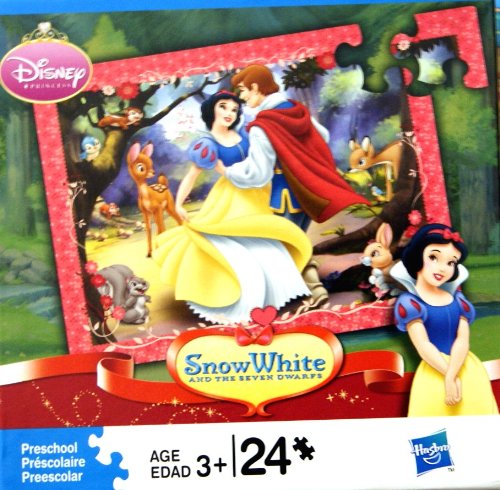SnowWhite AND THE SEVEN DWARFS 24 PIECE PUZZLE Snowwhite with Prince