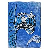 Orlando Magic Colorful Raschel Blanket Throw - 60x80
