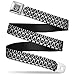 Buckle-Down Seatbelt Belt - Owls Monogram Black/White - 1.5