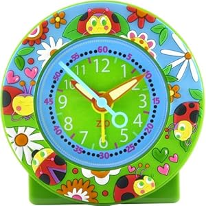  【 ベビーウォッチ / babywatch 】 ◆ ZIP アラームクロック / てんとう虫 coccinelles [正規輸入品］ ( 子供用 目覚し時計 置き時計 フランス 学習時計 Baby Watch Paris ）