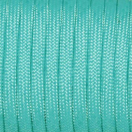 Luostdo9090 Outdoor Survival 550 Lb Break Strength Paracord Parachute Cord,7-Strand,Type III,100 Feet Lake Blue