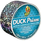 Duck Brand Prism Crafting Tape, 1.88-Inch x 5-Yard Roll, Small Stars (284035)