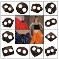 Sarong Ties - Coconut Shell - Great Selection of Styles to Choose From