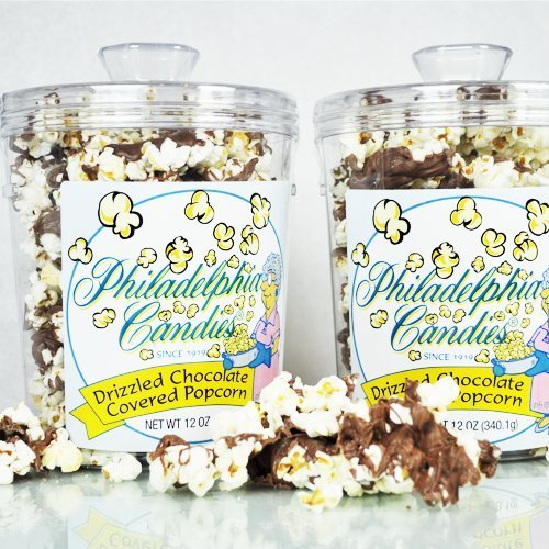 Philadelphia Candies Milk Chocolate Drizzled Popcorn