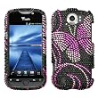 Fairyland Butterfly Diamante Phone Protector Faceplate Cover For HTC myTouch 4G Slide