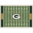 Green Bay Packers Field Rug - (3'10"x5'4")