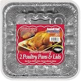 Handi-foil Ultimates Cook-n-carry Poultry Pan With Lid   (Pack of 9)