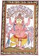Original Art of India Home Decor Patachitra Paintings Organic Color on Paper 12 x 15 inches (npata041)