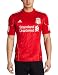 Men's & Youth Liverpool Home Jersey (Light scarlet, Gold, small)