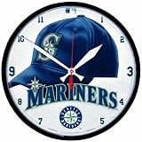 MLB Seattle Mariners Round Clock
