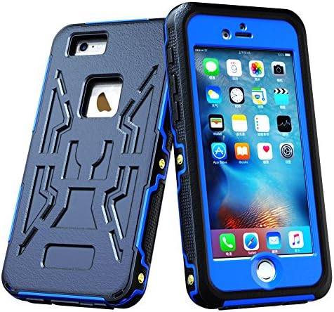 Iphone 6/6S Case, 6/6S Case Holding IP68 waterproof level , Waterproof up to 20ft, Waterproof Dust Proof Snow Proof Case for iPhone 6/6S(Blue)