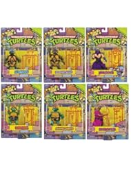 Complete Set Teenage Mutant Ninja Turtles Retro Classic Collection Donatello Leonardo Michelangelo Raphael Splinter Shredder