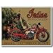 Desperate Enterprises Indian Scout Motorcycle Collectible Metal Sign