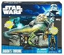 Star Wars Jabba's Throne with Oola and Salacious Crumb Action Figure Playset