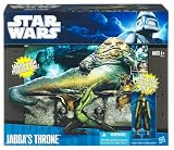 Star Wars 2010 Clone Wars Exclusive Deluxe Figure Battle Pack Jabbas Throne with Oola